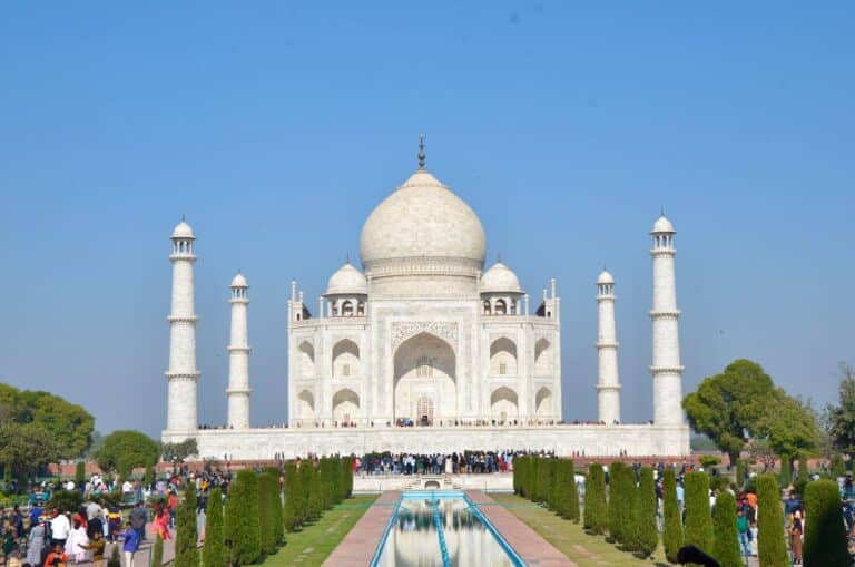 Beautiful Taj Mahal in India