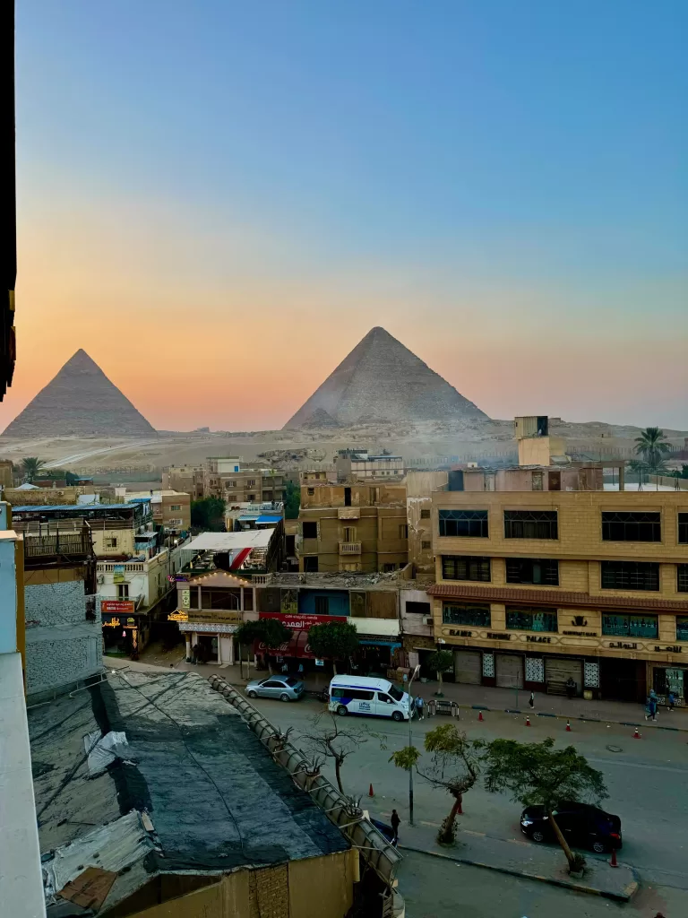 Giza Pyramid at Dusk