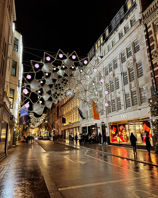 Christmas lights London