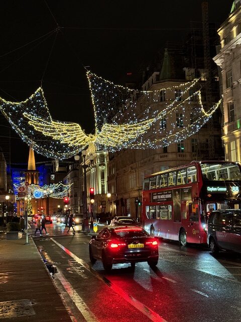 Christmas lights London