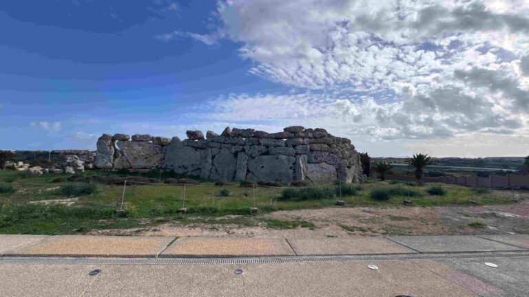 Ggantija megalithic temple stones in Gozo — a must-see stop on any 2 days in Gozo itinerary