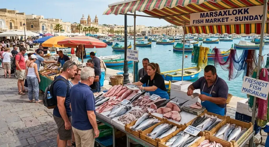 Marsaxlokk fish market